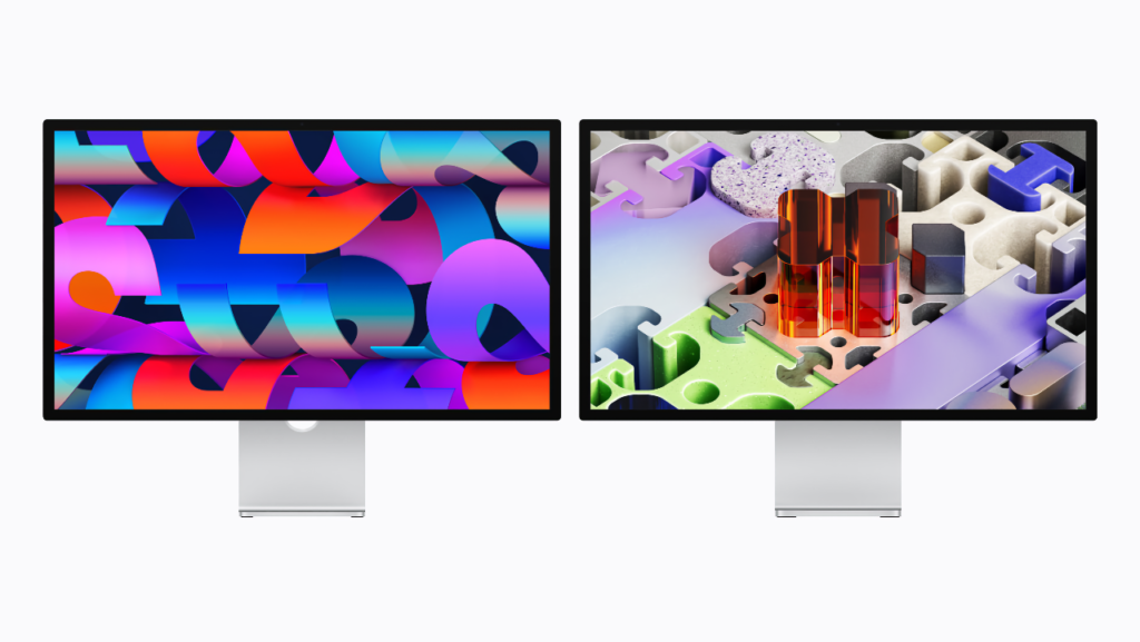 Los monitores Apple Studio Display y Apple Studio Display XDR